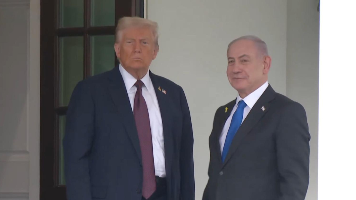 Donald Trump, Binyamin Netanyahu görüşmesi Beyaz Saray’da başladı