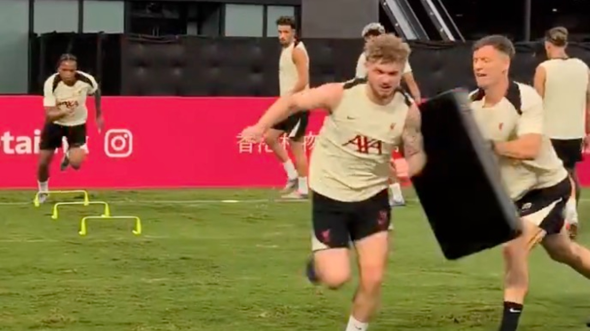 Galatasaray’ın rakibi Liverpool’un dikkat çeken antrenmanı