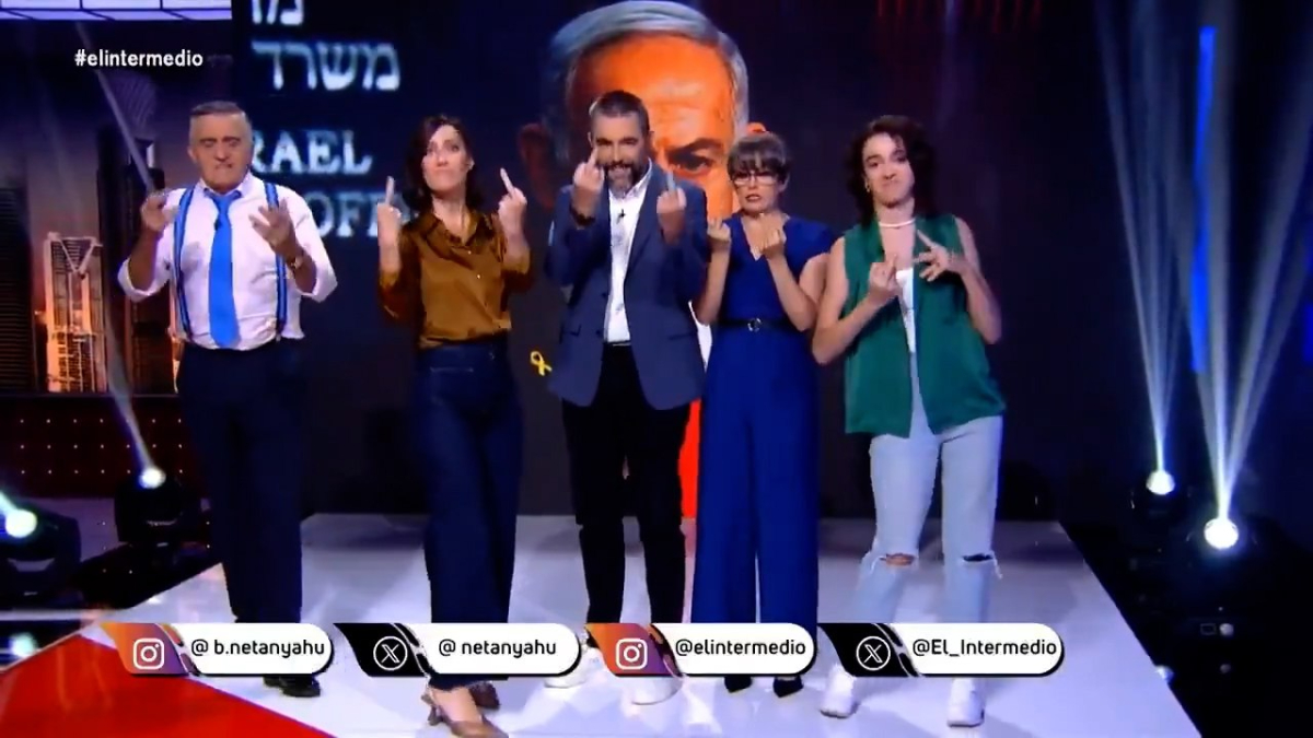 İspanya’da televizyon programında Netanyahu’ya hakaret