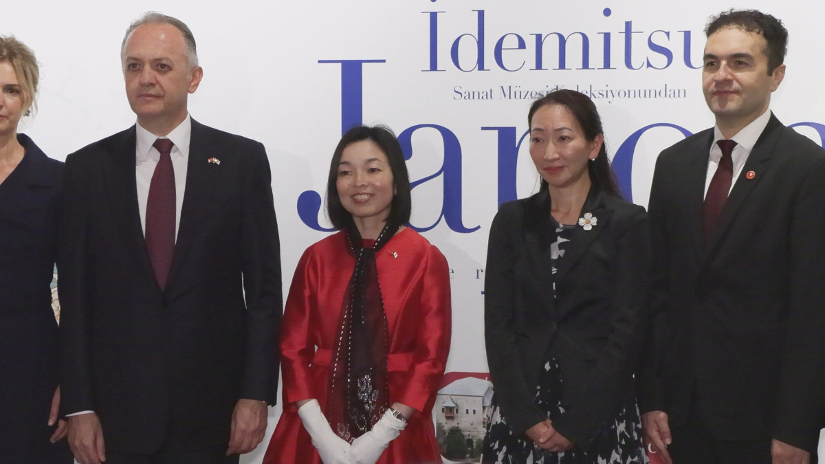 Japonya Prensesi Akiko Mikasa, İstanbul’da sergi açılışına katıldı