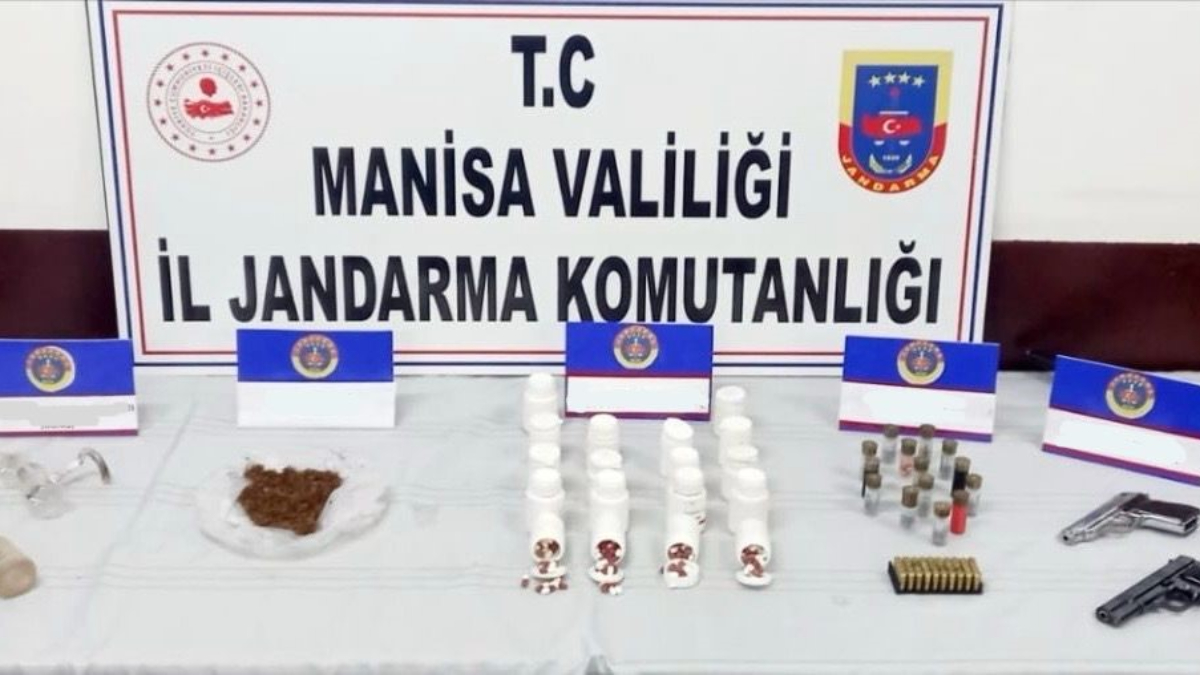 Manisa’da uyuşturucu operasyonu düzenlendi