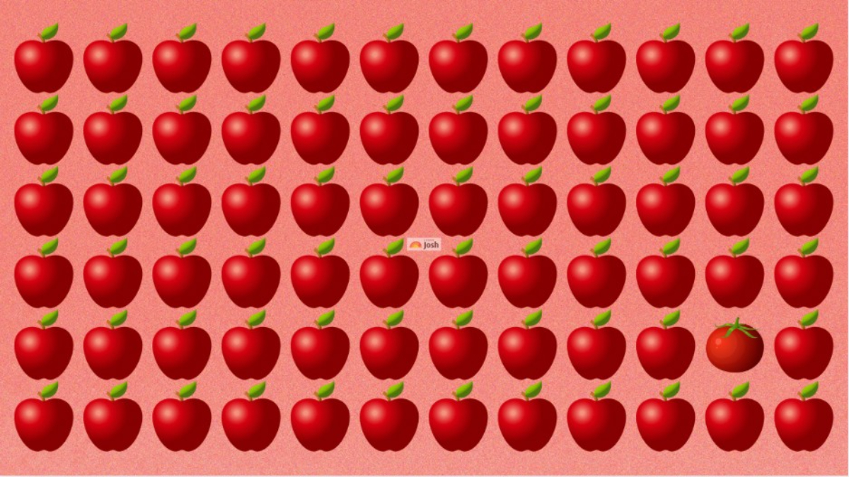 Zeka illüzyonu: Jilet gibi keskin gözler buraya! Domatesi işaretleyin…