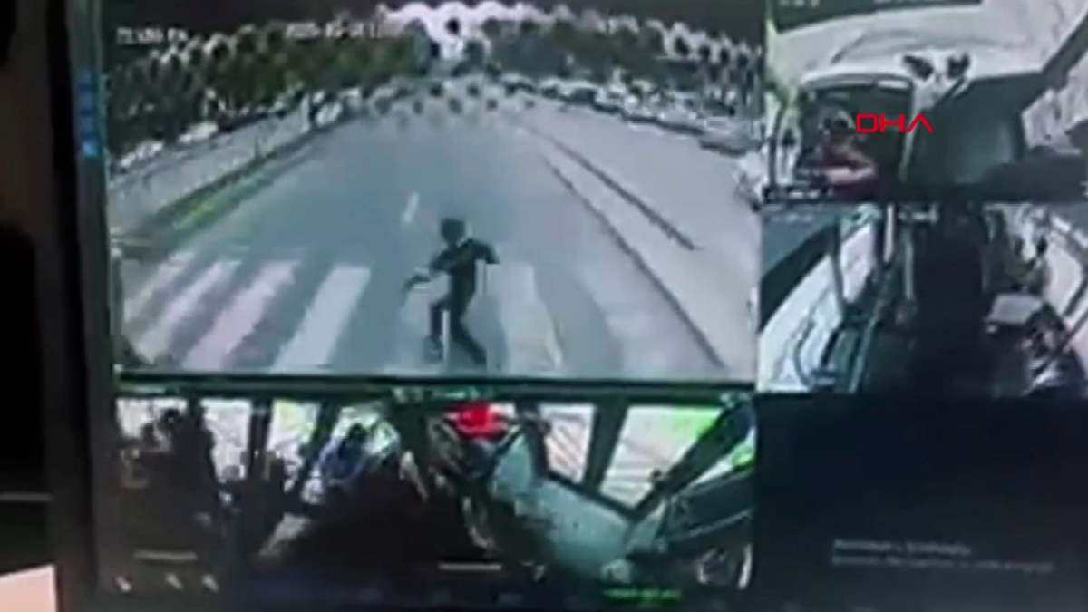 Batman’da otobüs şoförünün refleksi küçük çocuğu ezilmekten kurtardı