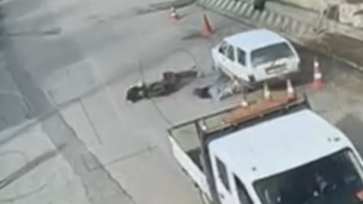 Bolu’da hatalı sollama yapan motosiklete otomobil çarptı