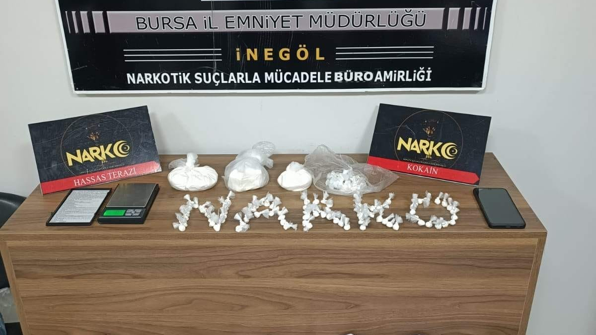 Bursa’da uyuşturucu operasyonu: 1 gözaltı