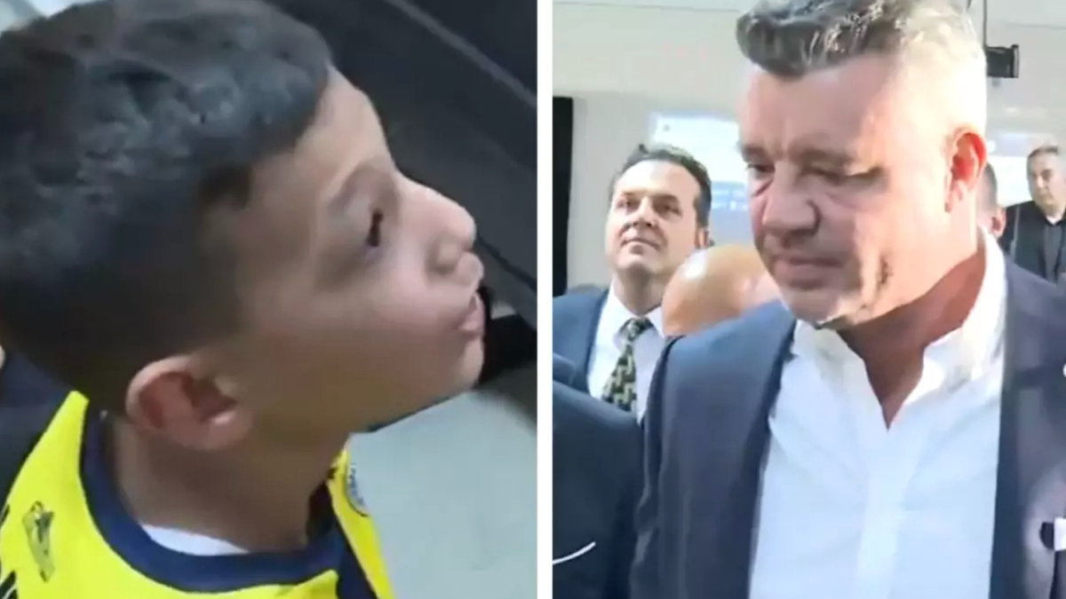 Fenerbahçeli minik taraftarla Sadettin Saran arasında gülümseten diyalog