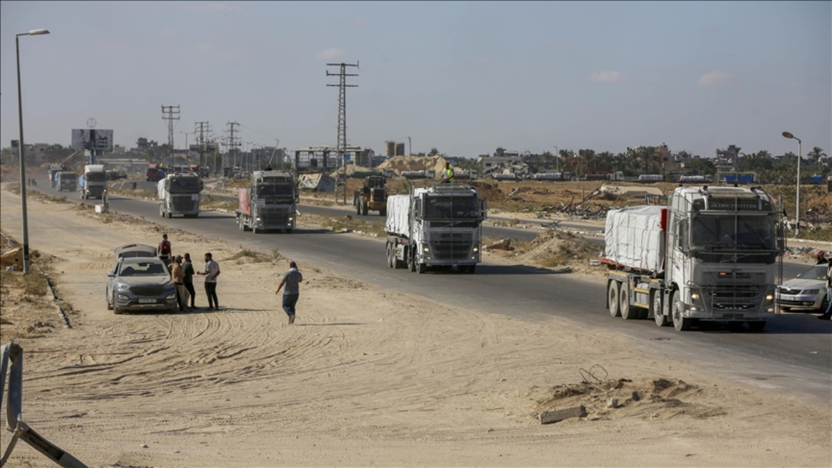 Gazze’ye ateşkesten bu yana sadece 173 yardım tırı girdi