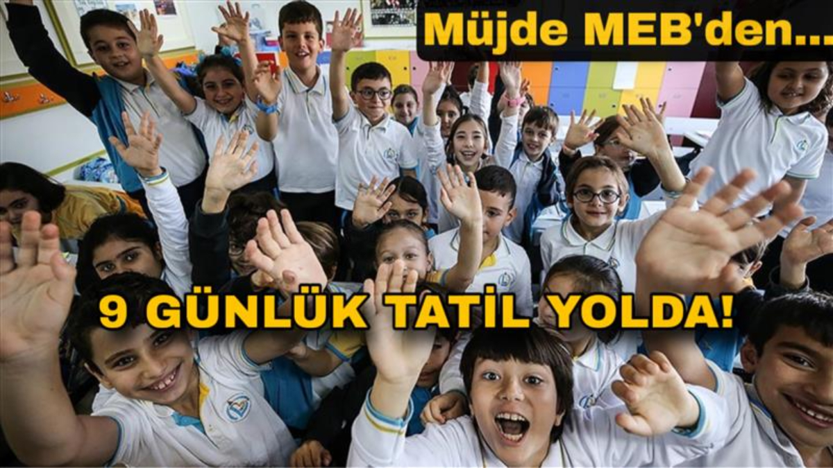 Geri sayım başladı: MEB’den tatil müjdesi…