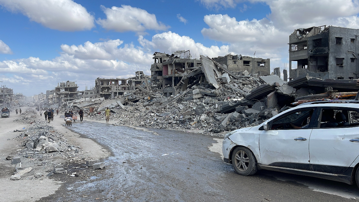 İsrail’in Gazze Şehri’nden çekilmesiyle şehirdeki yıkım gözler önüne serildi