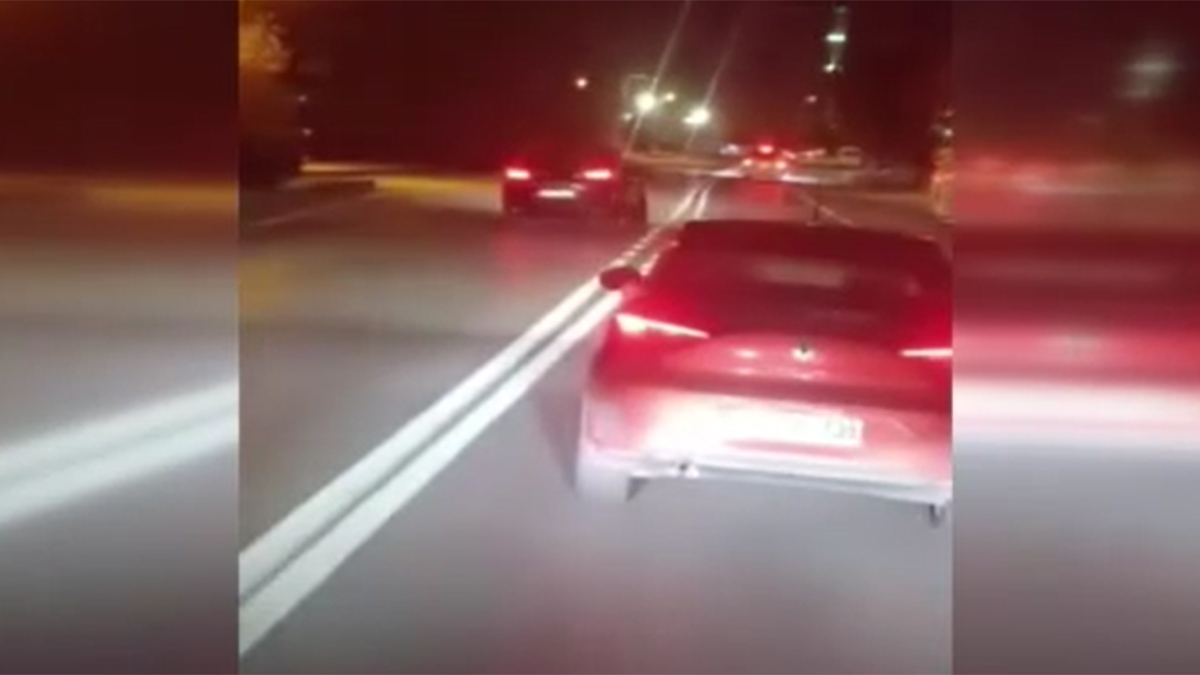 İstanbul Arnavutköy’de trafiği tehlikeye düşüren magandaya ceza kesildi