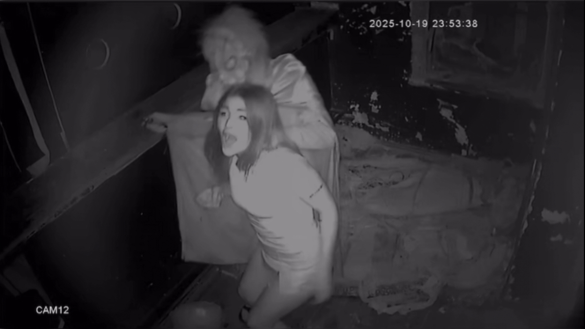 İstanbul’da korku evinde dehşet anları