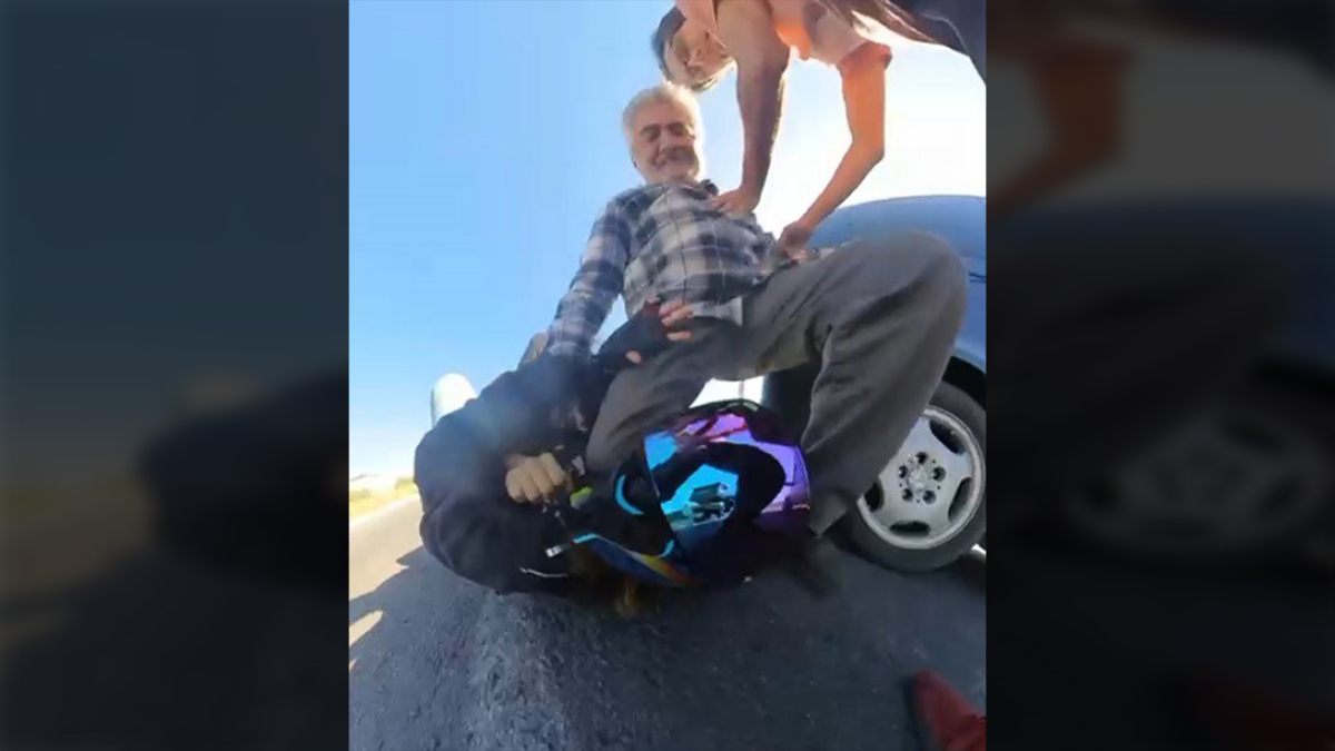 Kayseri’de kız arkadaşını darbeden sürücüyü takip edip dövdü