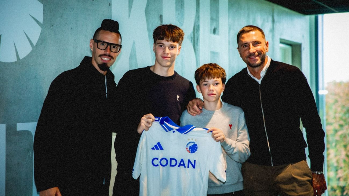 Marek Hamsik’in oğlu, Kopenhag ile imzaladı