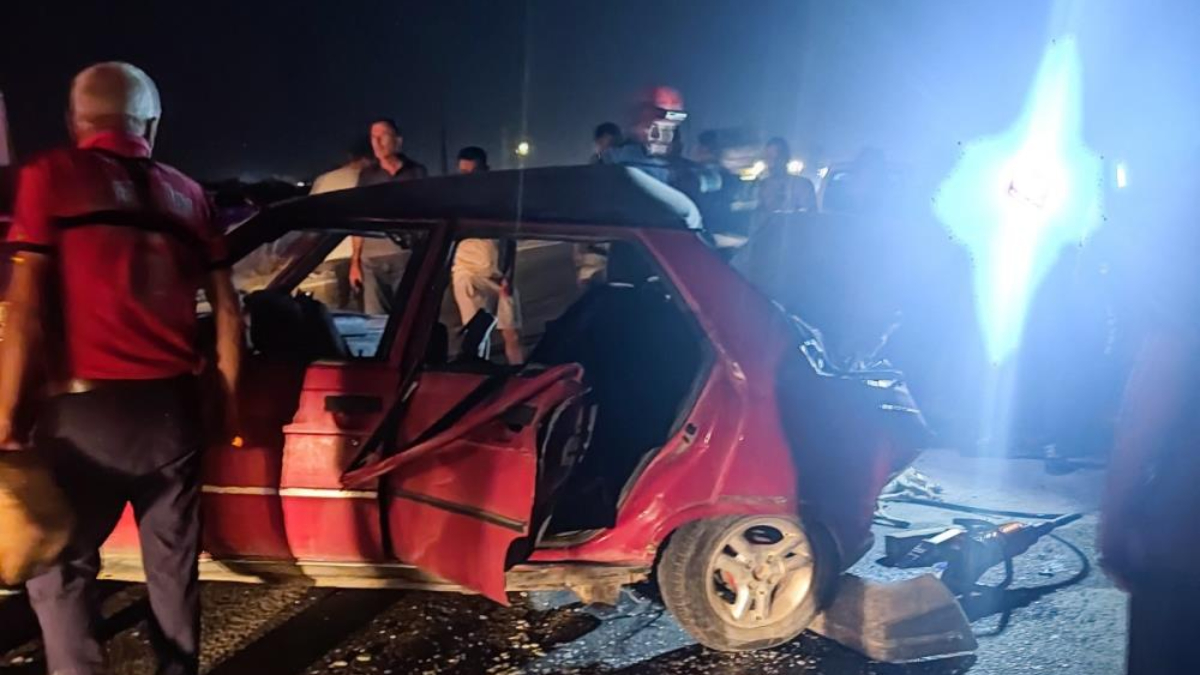 Mersin’de kazada 1 kişi hayatını kaybetti: 2 köpek telef oldu