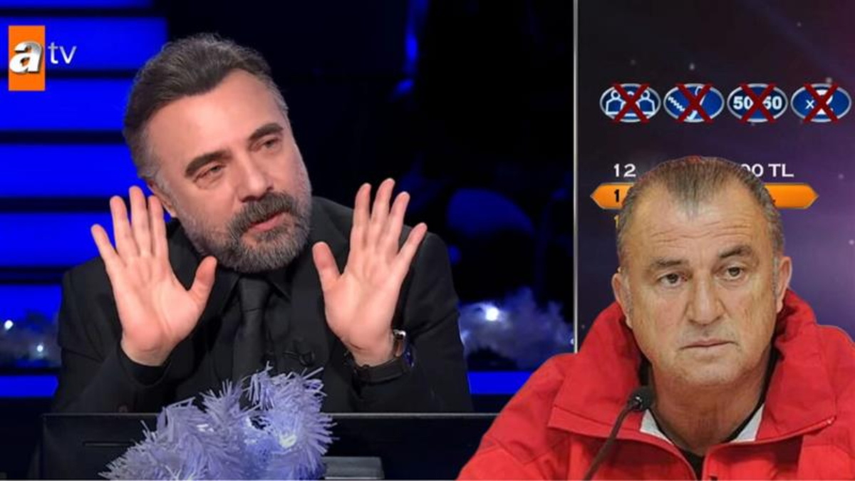 Milyoner’de sürpriz “Fatih Terim” sorusu: Şıklar güldürdü