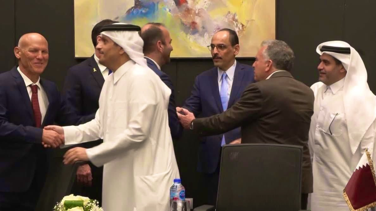 Mısır’daki tarihi anlaşmadan ilk görüntüler: MİT Başkanı Kalın da yer aldı