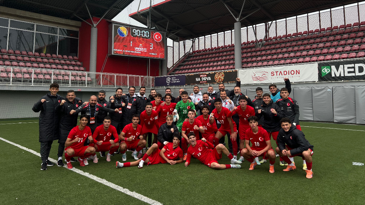 17 Yaş Altı Milli Futbol Takımı, Bosna Hersek’i yendi