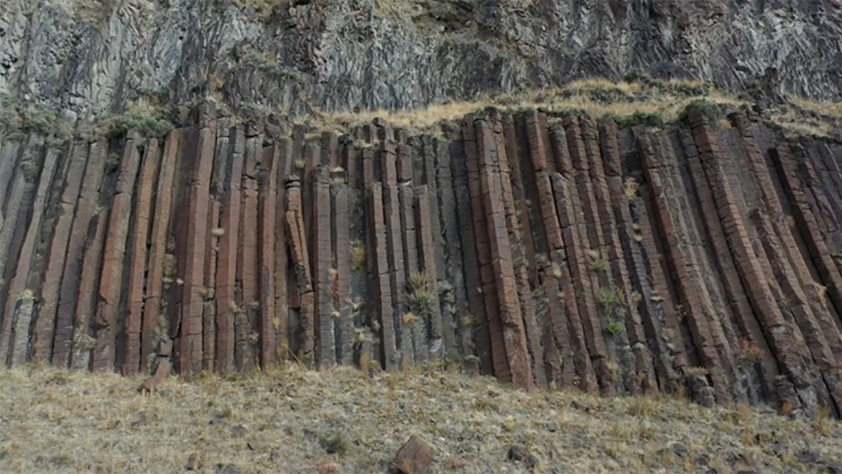 Kağızman’daki 7 milyon yıllık sütunlar, bilimsel literatüre girdi