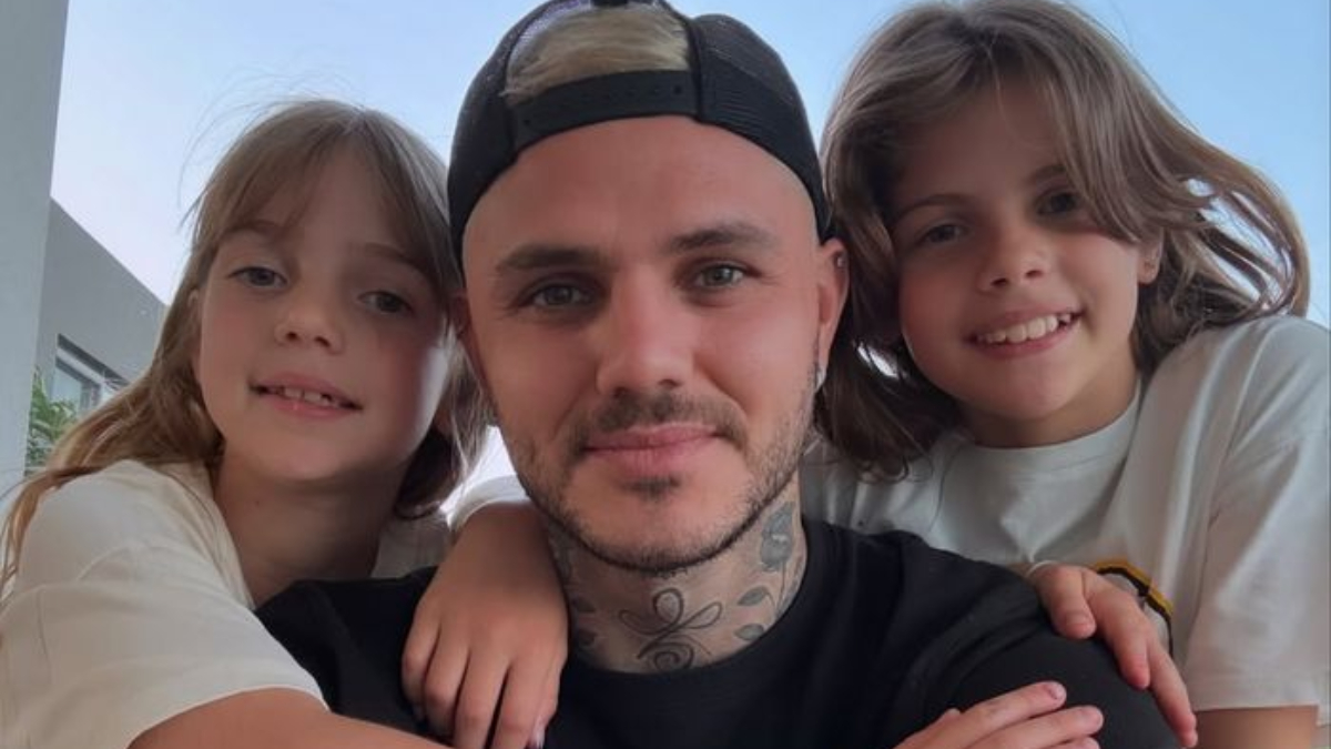 Mauro Icardi, 150 gün sonra kızlarıyla buluştu