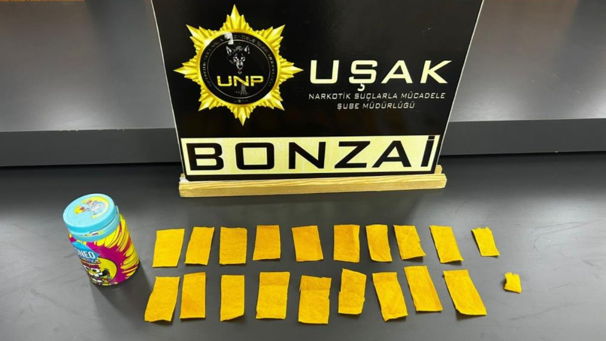 Uşak’ta çok sayıda uyuşturucu madde bulundu