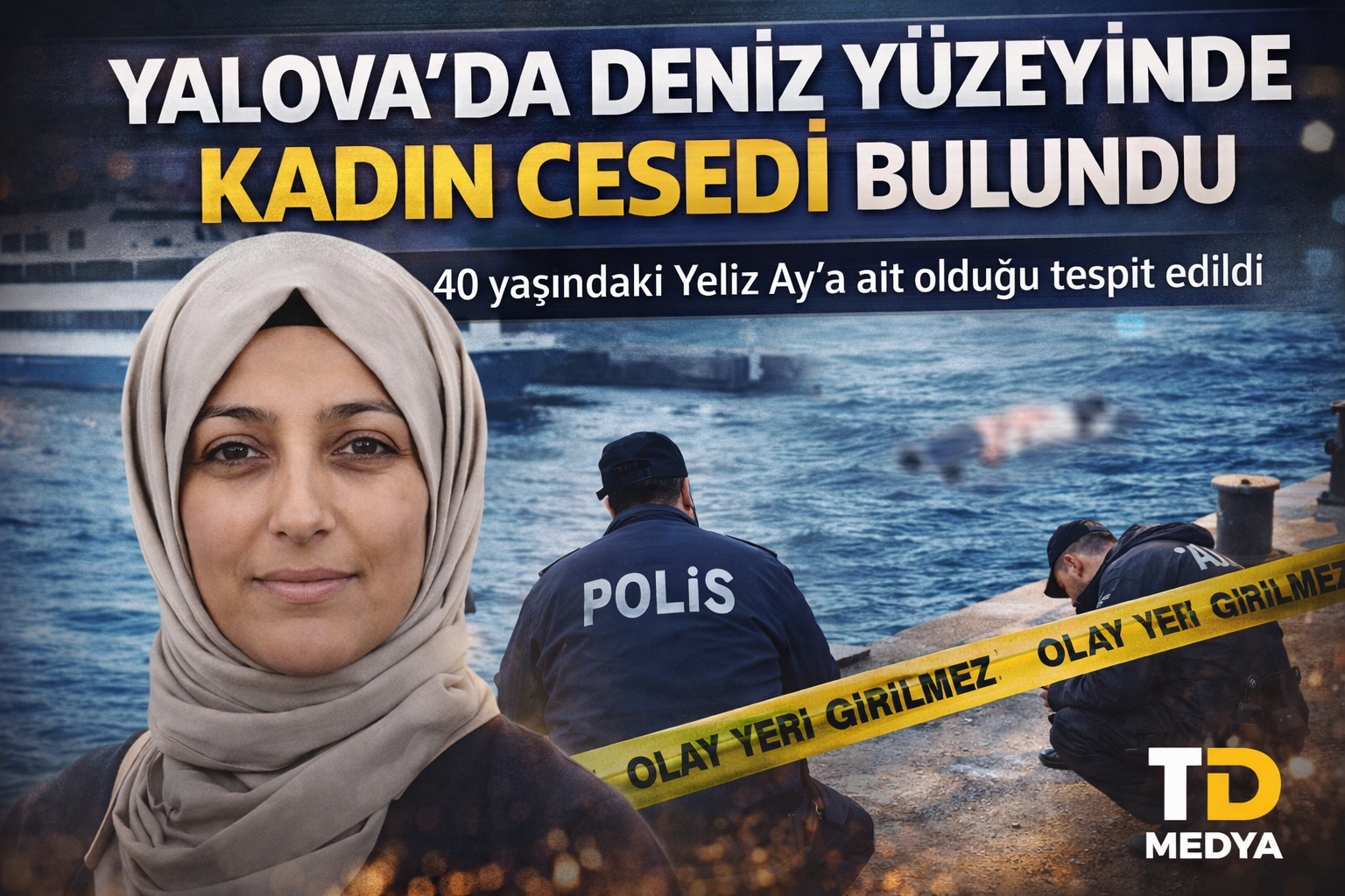 Yalova’da Deniz Yüzeyinde Kadın Cesedi Bulundu